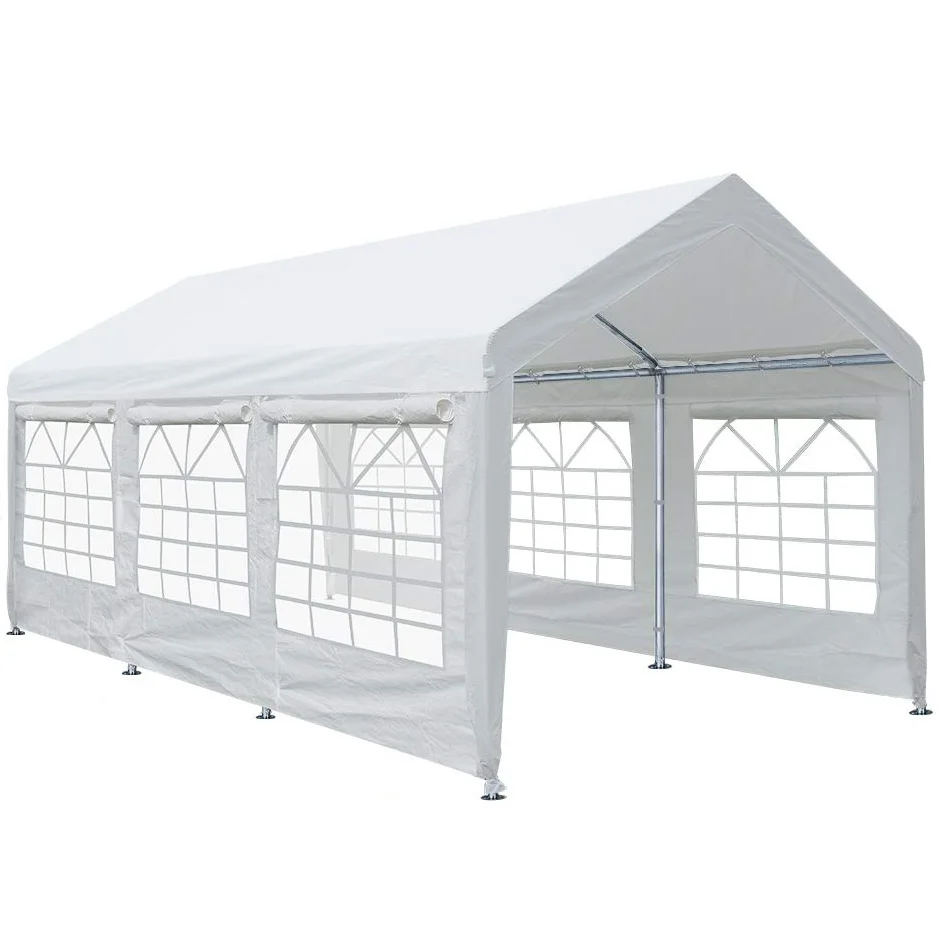 

outdoor car ports and shelters, White