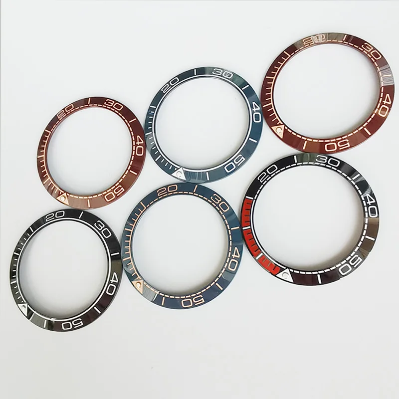 

41.5mm Ceramic OMG Bezel Insert for Omega seamaster Planet Ocean 600 Automatic Watch, 5 color