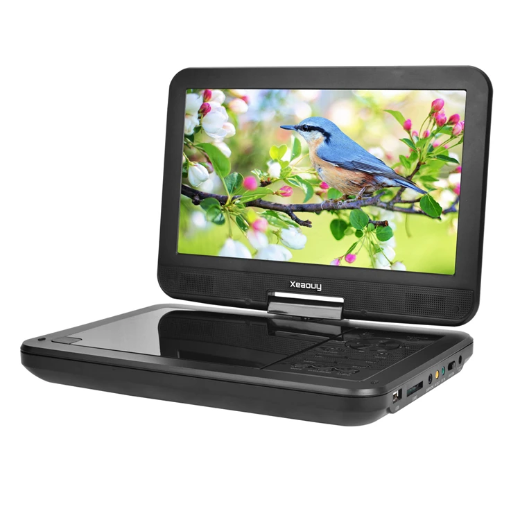 

High Resolution Color 9"tft Lcd Full Screen Display Portable DVD Media Player