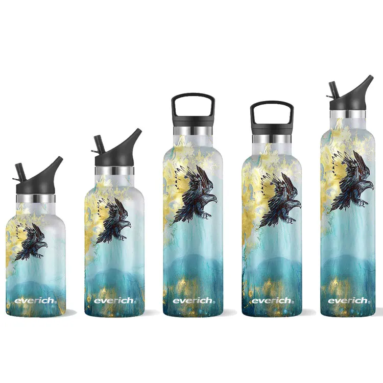 

Do Your Design Logo Color for Double Wall 304 Stainless Steel Vacuum Flask Narrow Middle Water Bottle