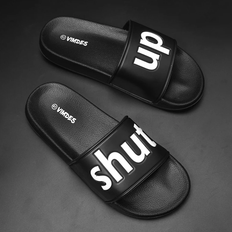 

Fashion Shut Up Slippers Men 2020 New Style Wholesale Men's Indoor Slippers Male Bathroom Slides Beach Slipper Woman Unisex