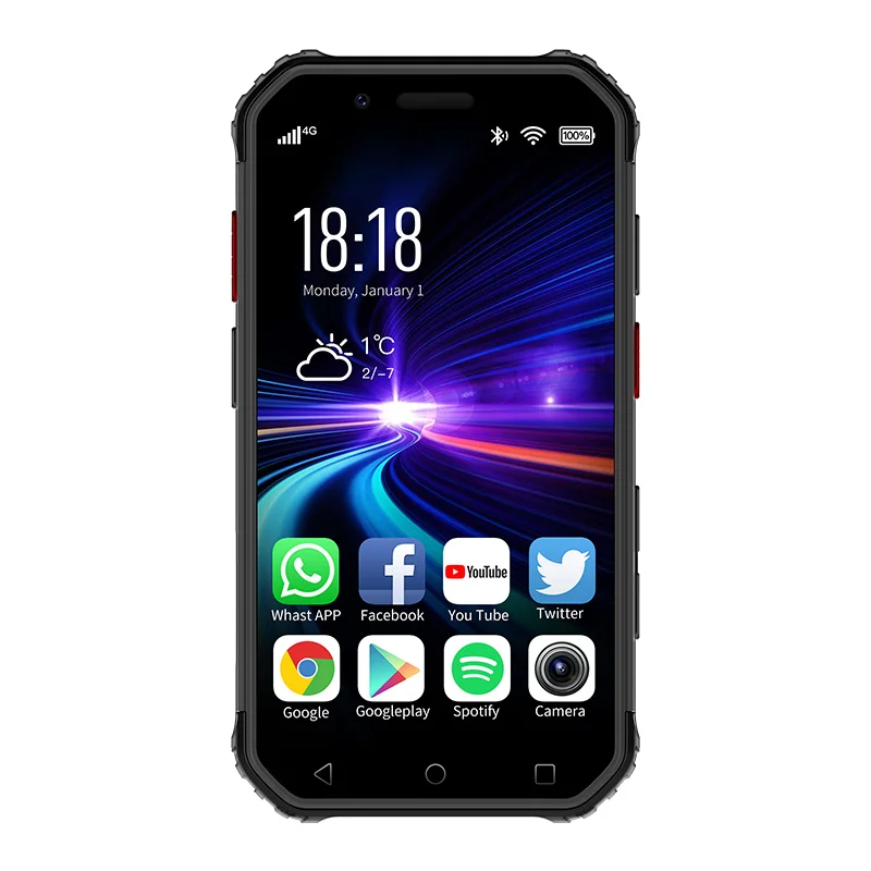 

Best rated mini waterproof smartphone Soyes S10 3.0 inch Android 6.0 NFC PTT 1900mAh 5MP Dual SIM 3GB+32GB 4G rugged phone, Gray,red,yellow