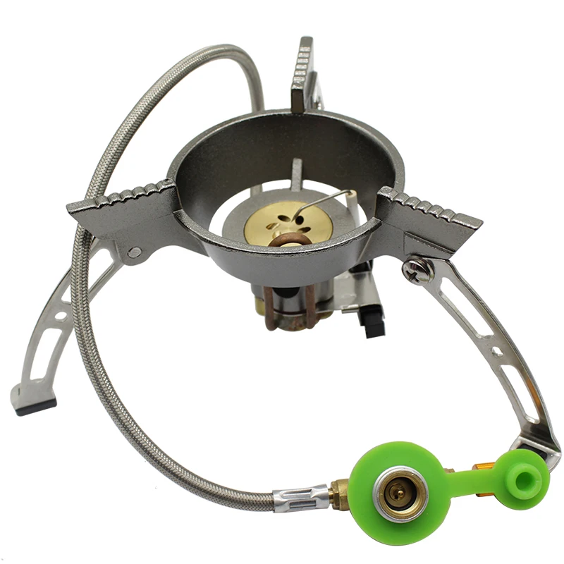 

Outdoor Camping Gasbrander High Power Draagbare Split Mini Gasfornuis, Black