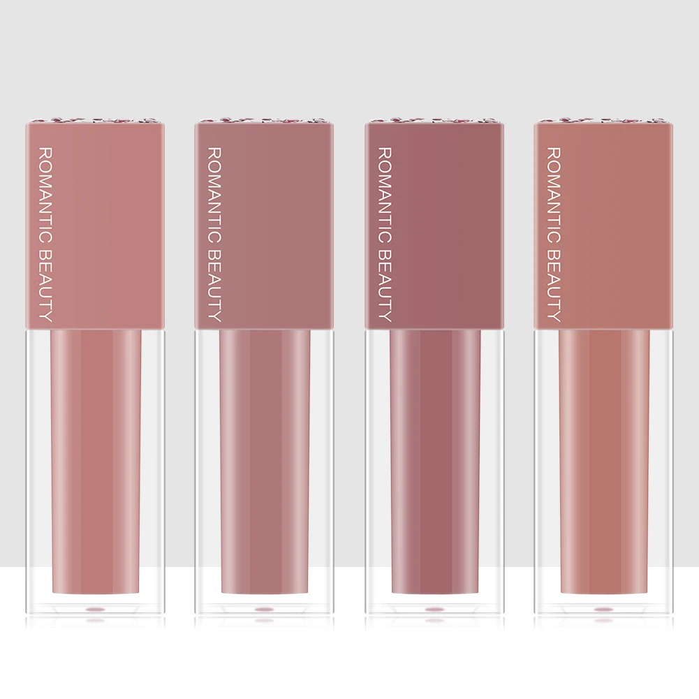 

New Arrival Low MOQ 6 Colors Private Label Long Lasting Velvet Lipgloss