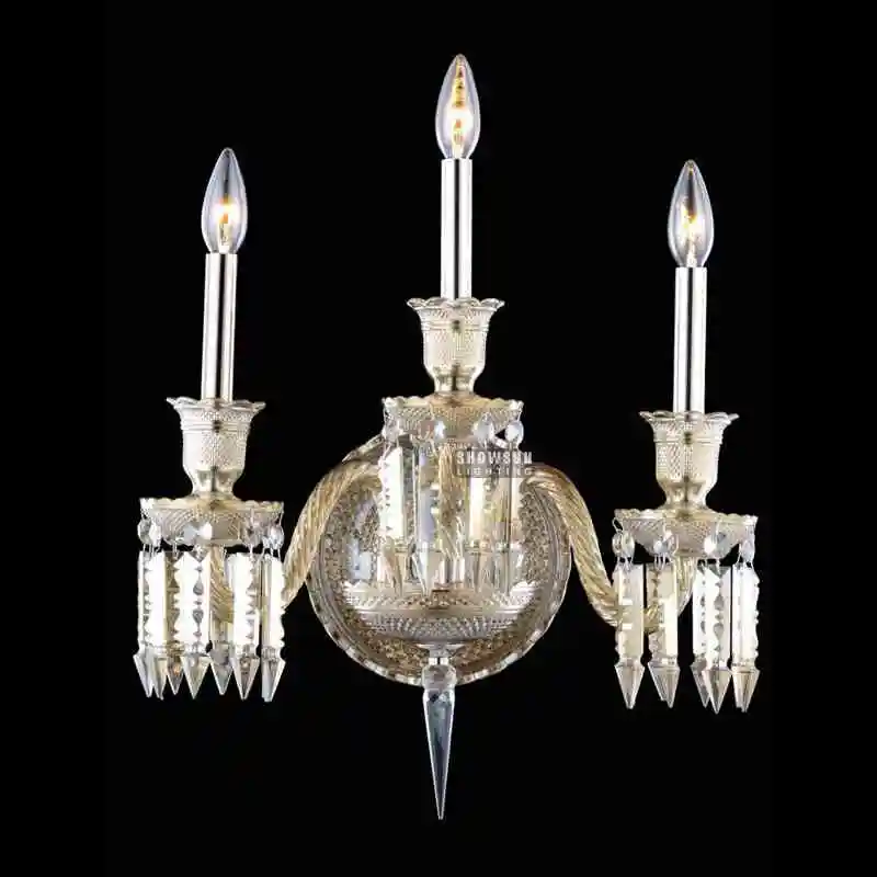 Hot Sales Crystal Metal Decorative Metal Band Wall sconce light