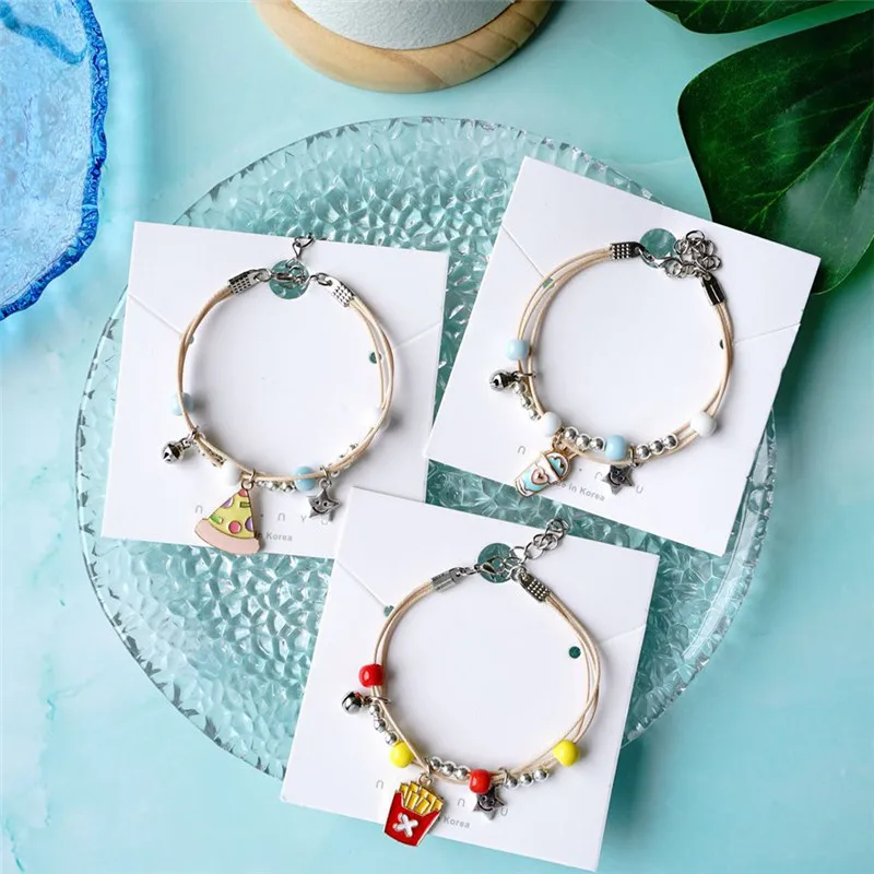 

In summer The Tew Korean Girl Art Mori Summer Ice Cream Bracelet Female Simple Trend Wild Bracelet, 7 color