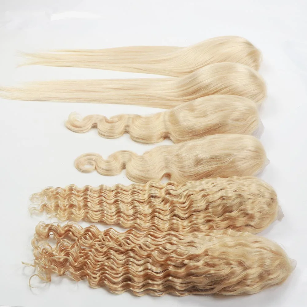 

High quality virgin hair 1b/613# full lace wig human hair wholesale blonde curly human hair wigs Hot Selling