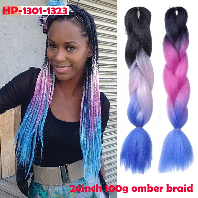 

Hot Sale Synthetic Hair Jumbo Braid Jumbo Braid, 60 colors