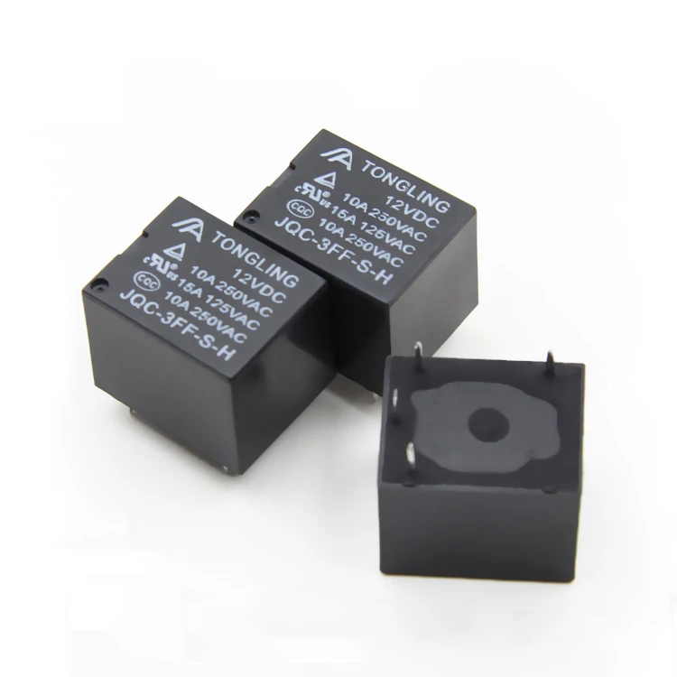 

TONGLING T73 JQC-3FF-S-H 3V 5V 6V 9V 12V 24V 48V 4 Pin 10A Mini Relay Factory Direct Sale