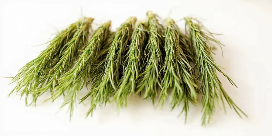 Jar of dried dill weed in spice rack