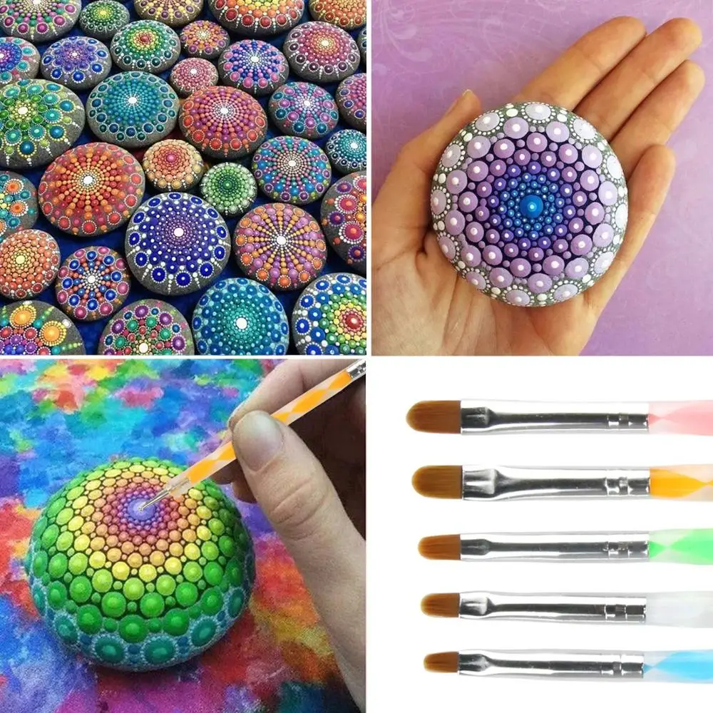 
2019 amazon hot selling 26 Pcs Mandala Dotting Tools pen Art Supplies Tools set for Rock Canvas Painting 