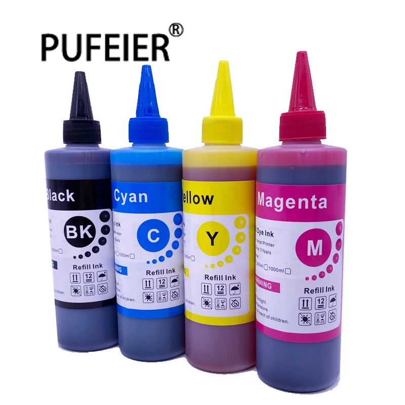 

250ML Premium Bulk Universal Dye Ink Refill Compatible For Epson Canon HP Brother Inkjet Printer Dye Based Ink