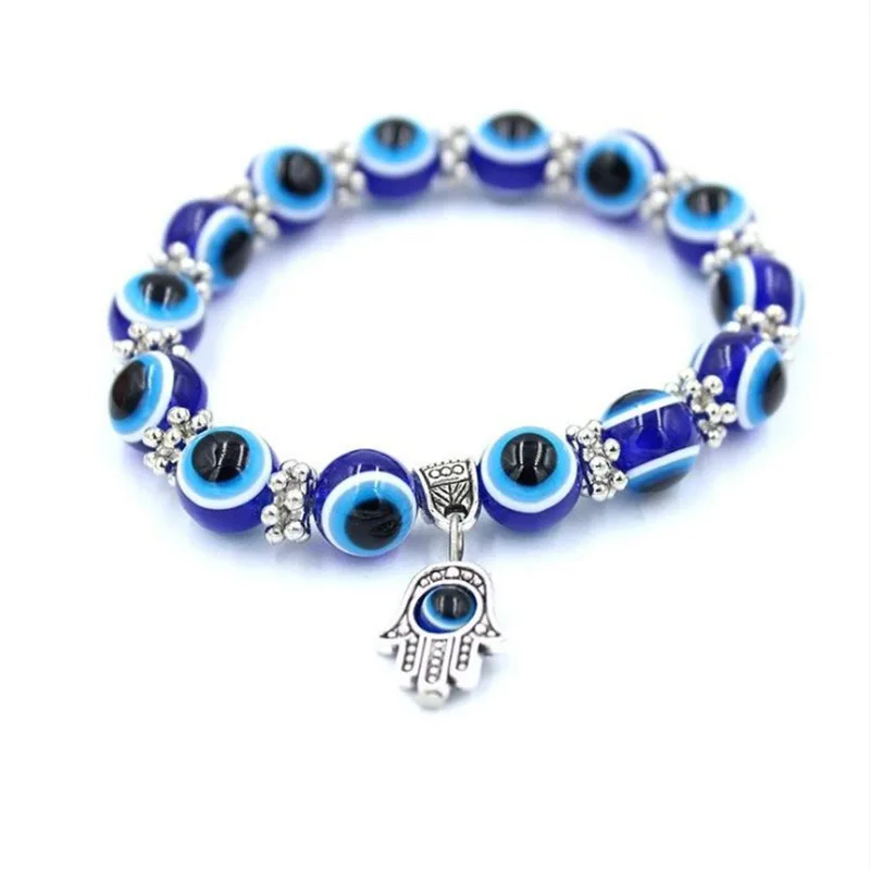 

Turkish Beaded Bracelets Hand String Rope Charm Jewelry Blue Evilseye Bracelet Bracelets Bangles, Picture