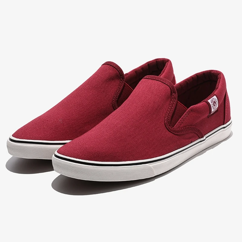 

Men's casual shoes Running shoes Stock Brand OEM Factory wholesale loafers walking style shoes, Red