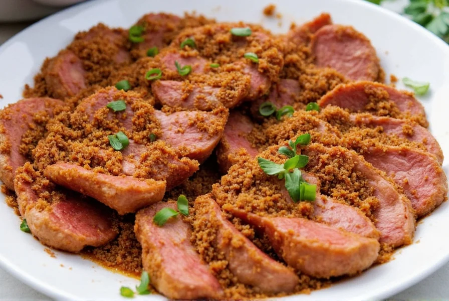 Homemade barbecue rub in a glass jar