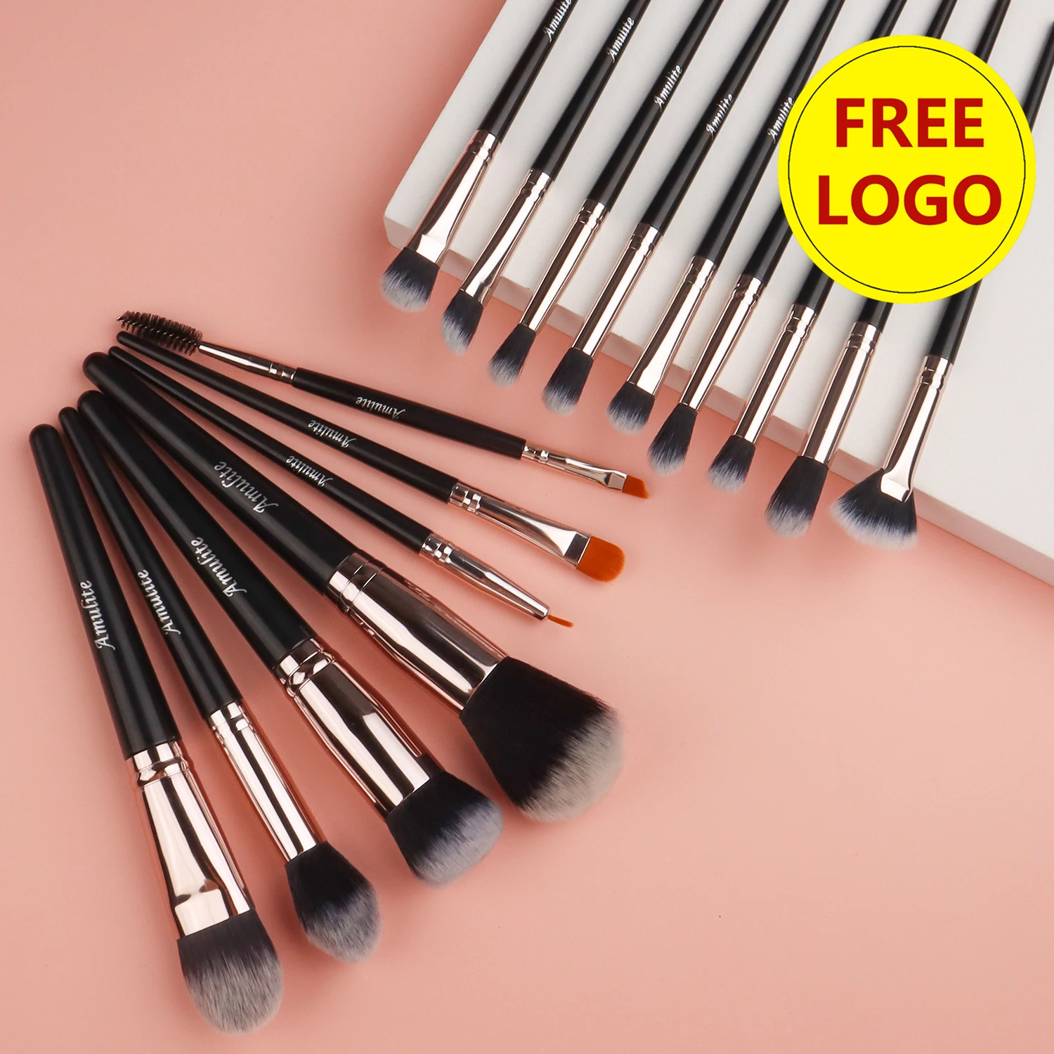 

Private Label 16pcs Makeup Brush Set Custom Logo Make Up Brush