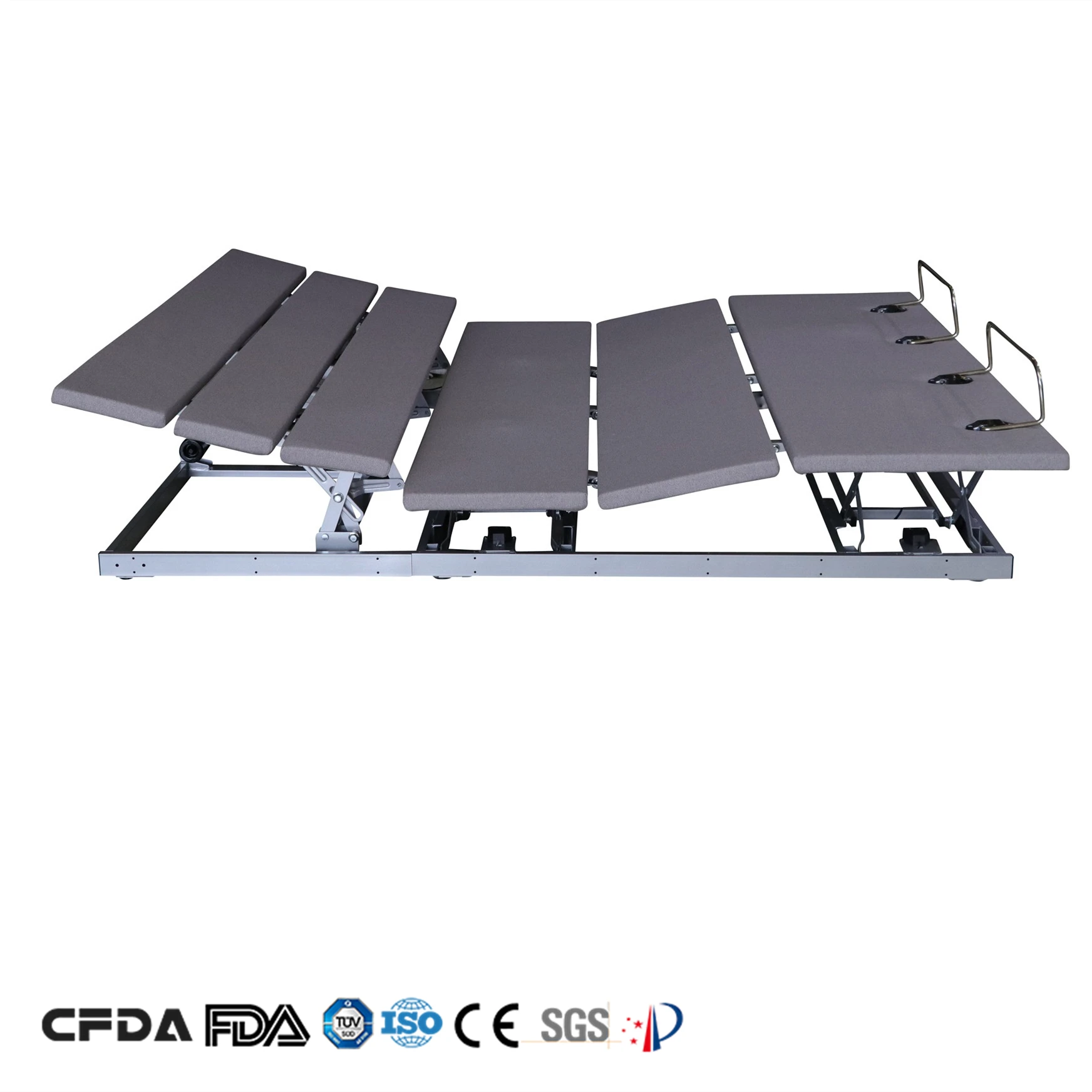 
L040 USA hotel steel bulk adjustable base hotel bed frames king 