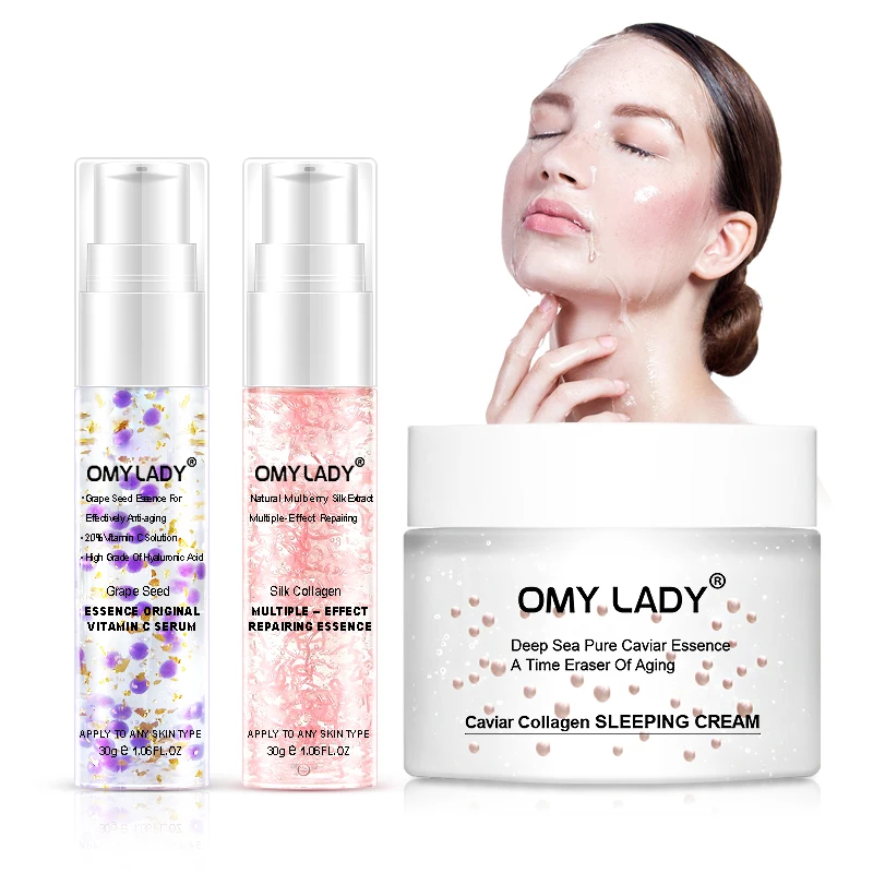 

Private Label Moisturizing Whitening Face Skin Care Facial Cream Set