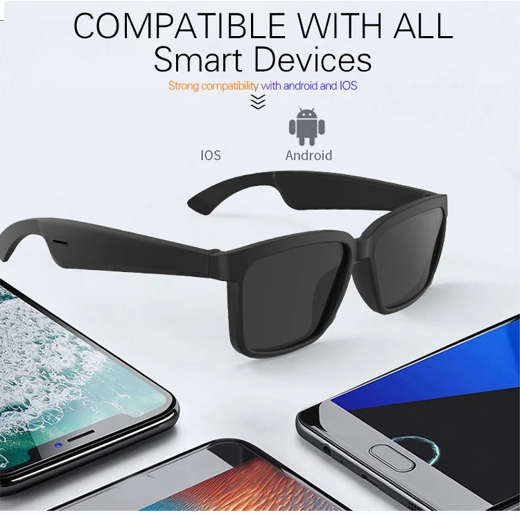 

2020 New Model Glasses Technical Bluetooth Sunglasses wireless Headset Earphone Hands-free Phone Call Sunglass For phone