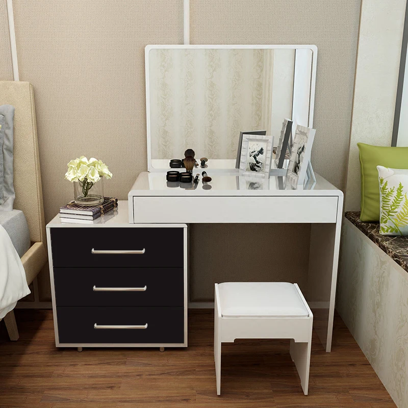 
Makeup Wooden Designs Girl Mirrored Dressing Table Price With Mirror And Stool 