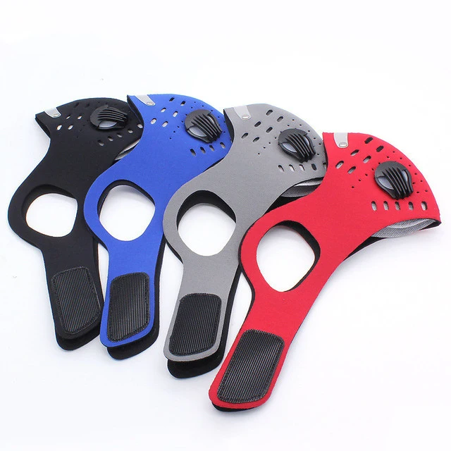 

Best price Adjustable Cycling Facemask Running Exercise Sport Face Cover Polyester Breathing Valve, Custom color