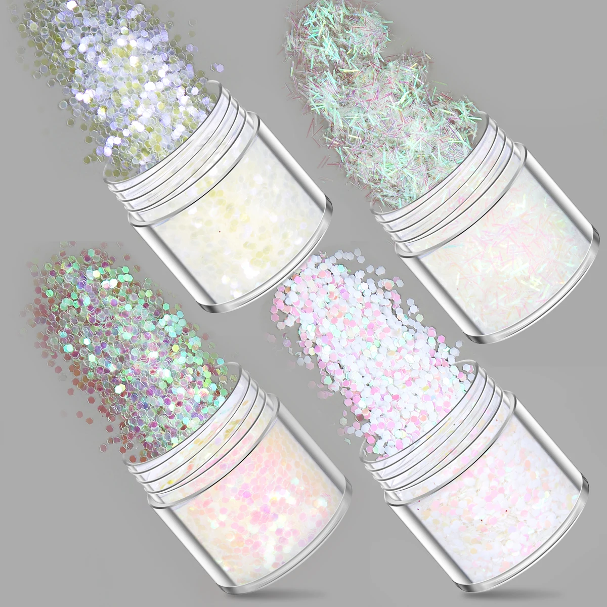 

Wholesale Party Colorful Bulk Glitter Powder Acrylic Nail For Face Body Pearl Iridescent Ret Multi Violet 1mm