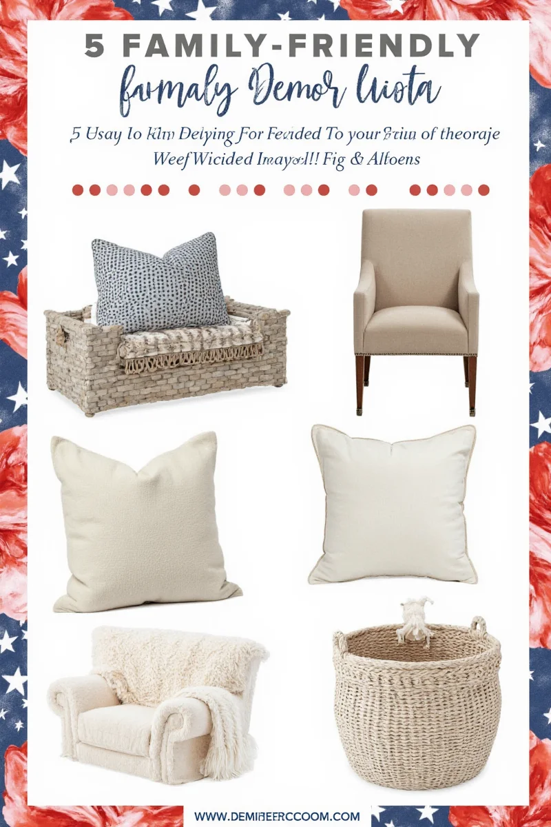 5 family friendly home decor ideas to snag during wayfair s memorial day sale with a side of savings