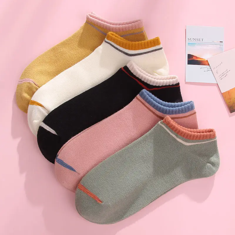

Manufacturer Wholesale Solid Color Socks Ladies Breathable Vivid Color Sock, Custom color