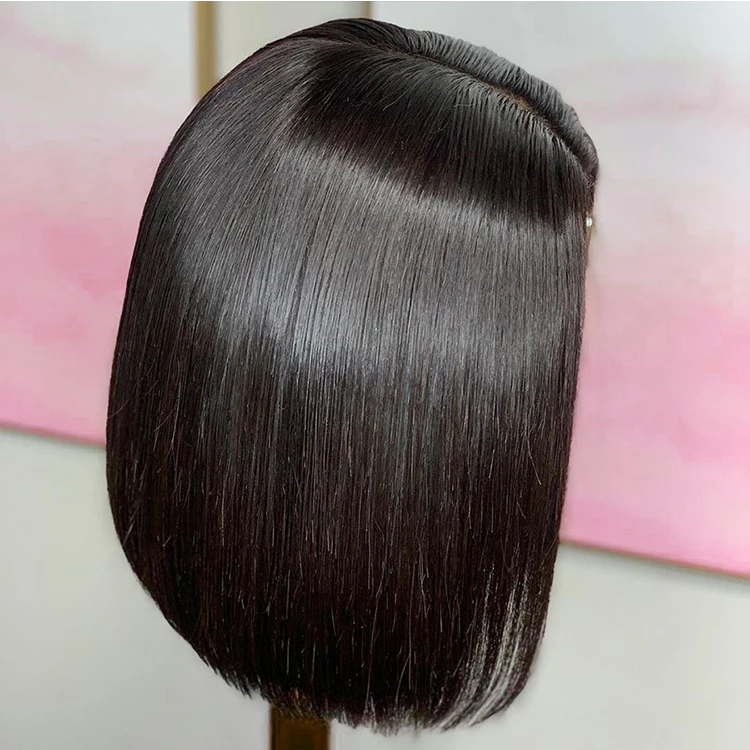 

Natural Short Wigs Human Hair Lace Front 100% Virgin Human Wig For Black Women Pixie Brazilian Wigs