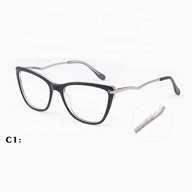 

EA1113 Acetate optical glasses frames high fashion unisex glasses