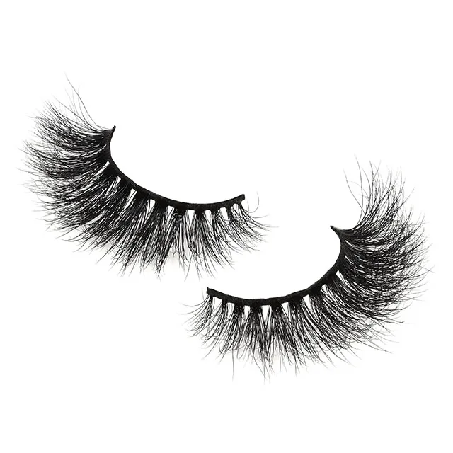 

wholesale clear band invisible faux mink fluffy eyelash handmade natural wispy lashes, Natural black