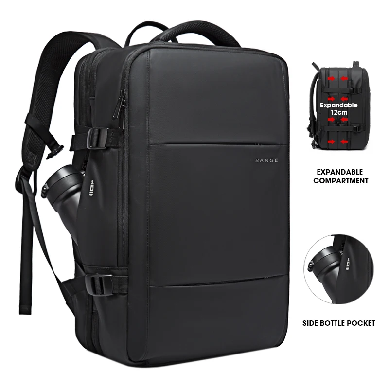

Factory new hot sell expandable polyester men travel backpacks bags anti theft laptop bag waterproof custom laptop backpacks