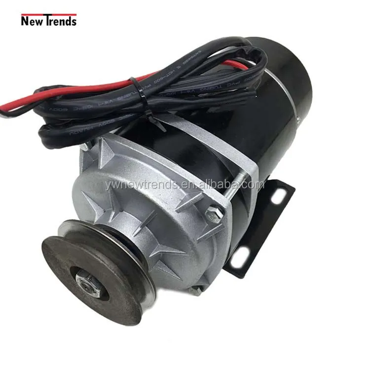 

MY1122ZXF 24V 36V 48V 650W newest brush geared dc motor with pulley belt