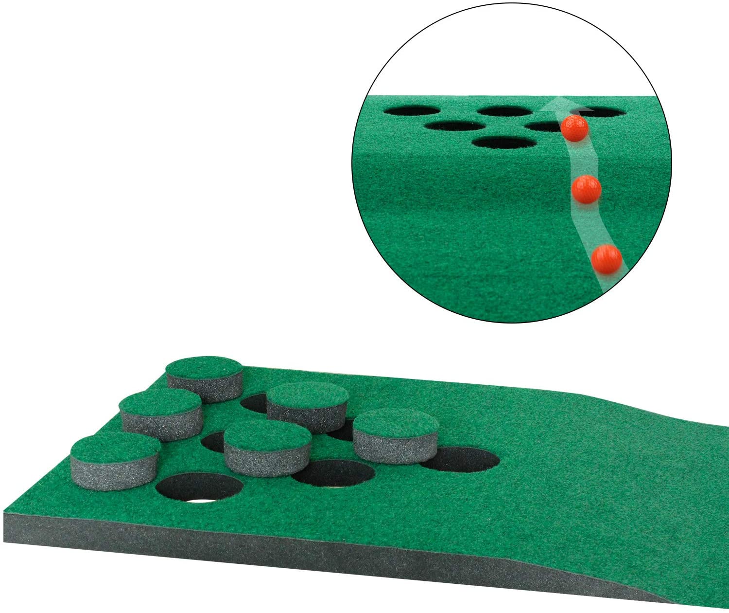

Yard Games Putter Pong Putting Game with Putter and Golf Mat