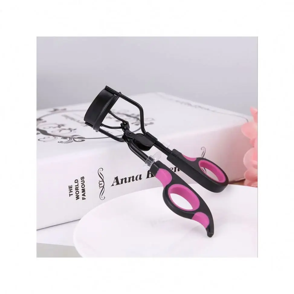 

High Quality Cosmetic Eye Beauty Tools Handle Professional Stainless Steel Eyelash Curler, Black