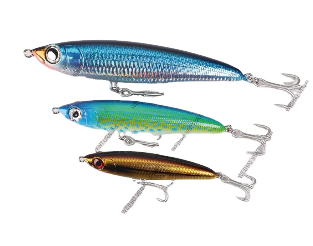 

Hot sale floating stickbait ocean boat rock fishing lifelike color to attract fish, Various colors