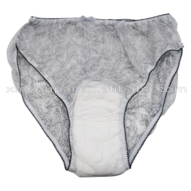 Disposable Biodegradable Period Panties With Pad Buy Panties,Period Panties With Pad