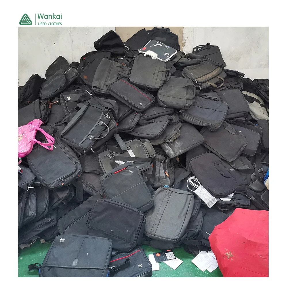 

Wankai Apparel Manufacture Second Hand Clothing Mixed Bales Used Authentic Bags, Mixed color