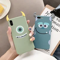 

3D lovely cute monsters design soft silicon tpu phone case for iphone x case