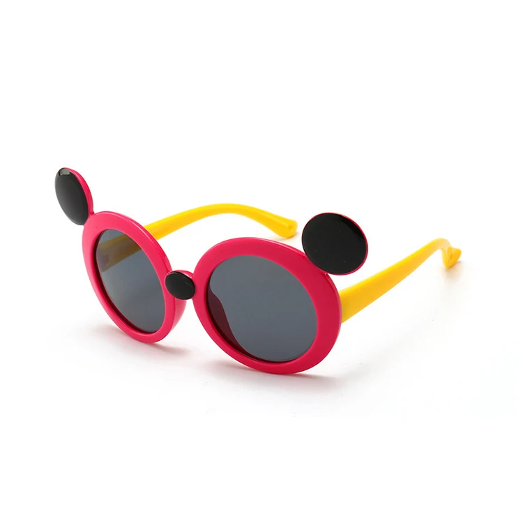 

1645 fashion cartoon sunglass kids for boys and girls UV400 TPE Polarized sunglasses