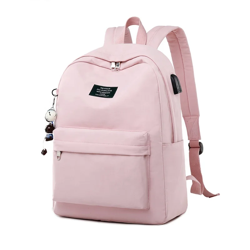 

Wholesale New Leisure Fabric Nice Fashional Custom Teens School Bag backpack