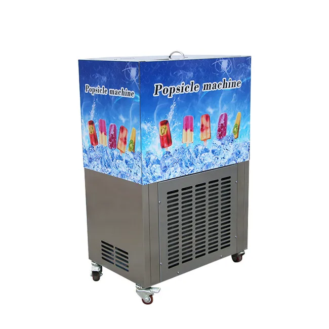 

Brazil type stick popsicle /commercial ice lolly making machine with 4 moulds