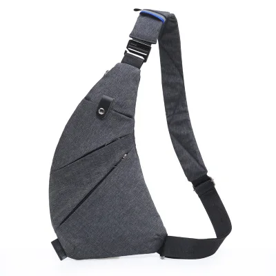 

Sling Bag Shoulder Chest Crossbody Bags Lightweight Casual Outdoor Sport Travel Hiking Multipurpose Anti Theft Sling Pure, Gray