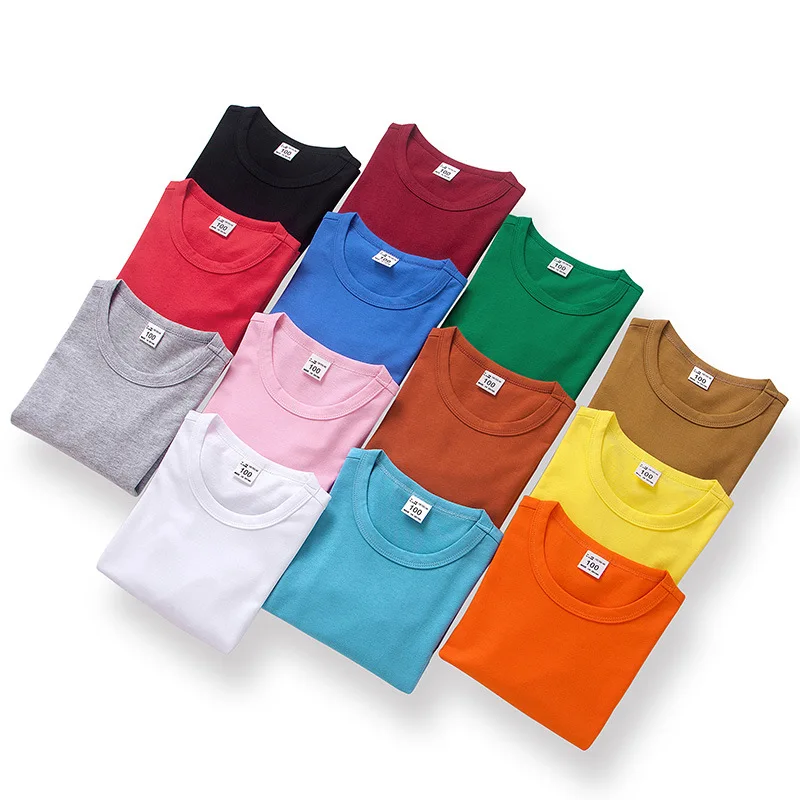 

wholesale 100% cotton o-neck plain long sleeve tshirts kid blank t shirts printing
