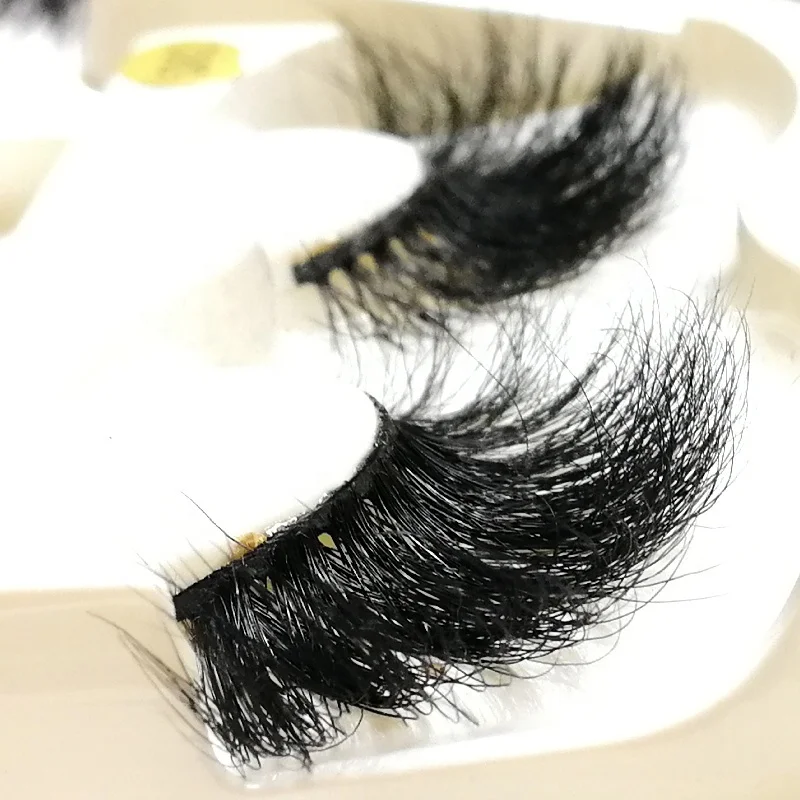 

High Quality 5D Pair Mink Eyelashes Vendor Custom Lash box Packaging For Full Strip Lashes False Eyelashes, Cruelty free eyelashes natural black