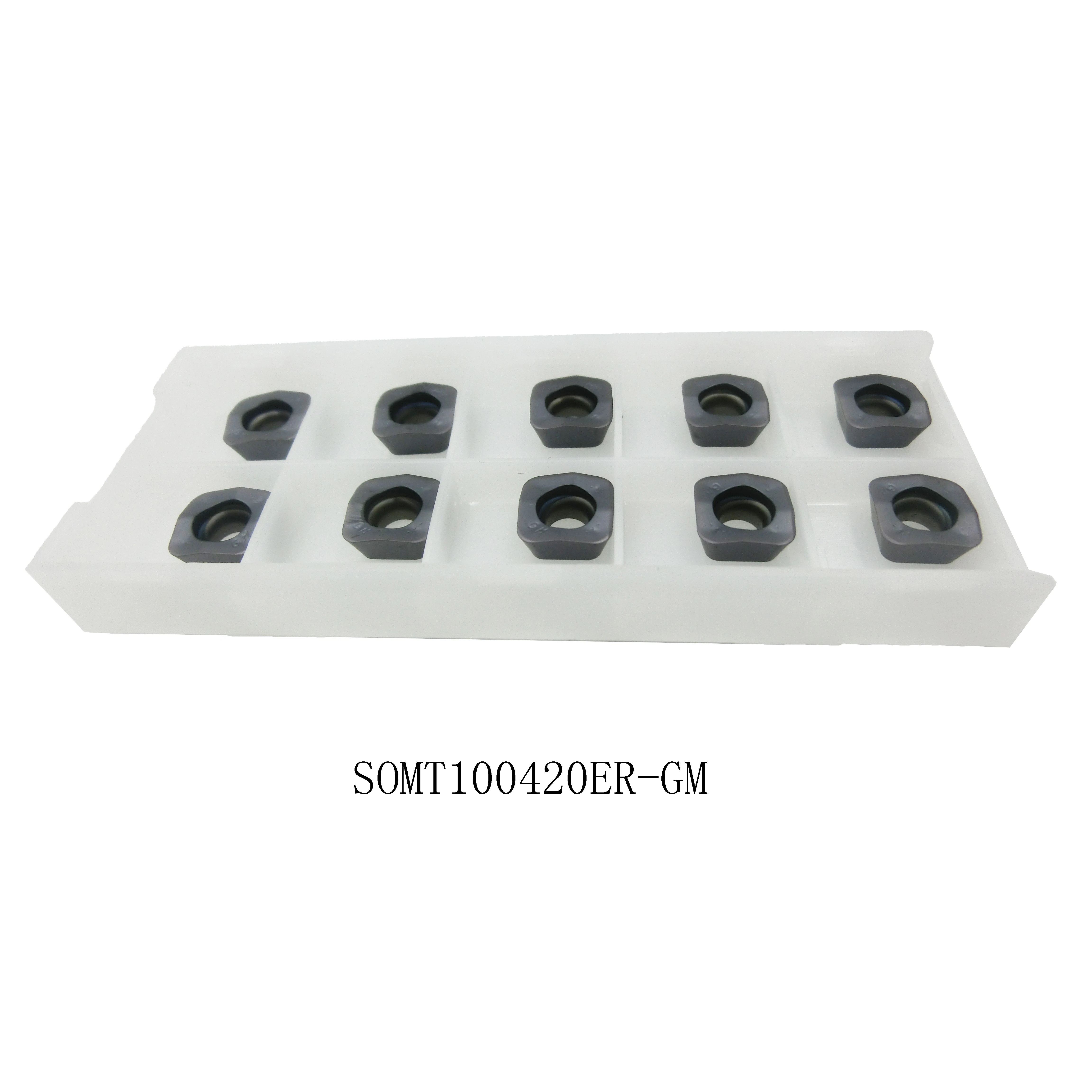 

SOMT1004 new Design Tungsten Carbide Cnc Cutting Tools Milling Inserts for fast feed, Gray