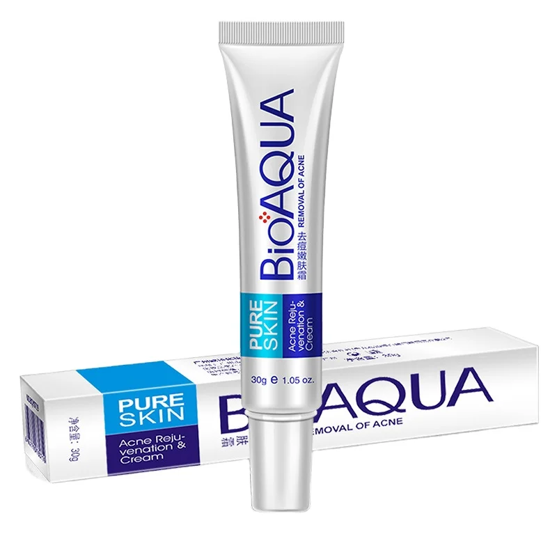 

Free Shipping Acne Removing Cream Bioaqua Face Care Beauty Face Acne Cream 30g Herbal Acne Treatment Facial Moisturizer