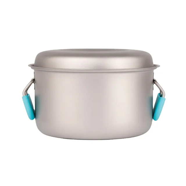 

Outdoor Camping Pure Titanium Large size Pot Healthy Purpose Titanium Cookware