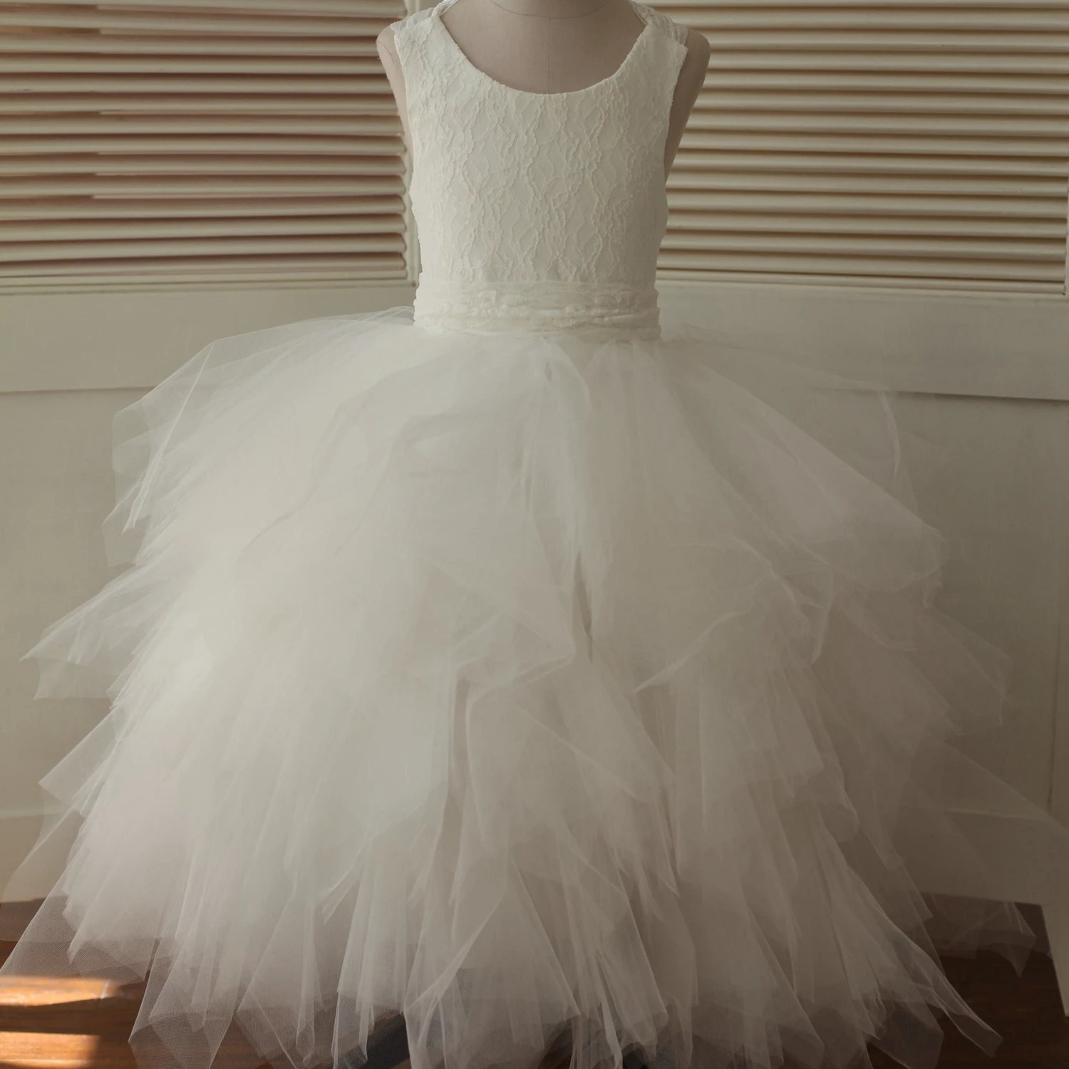 

soft tulle flower girl dresses wedding kids, As image