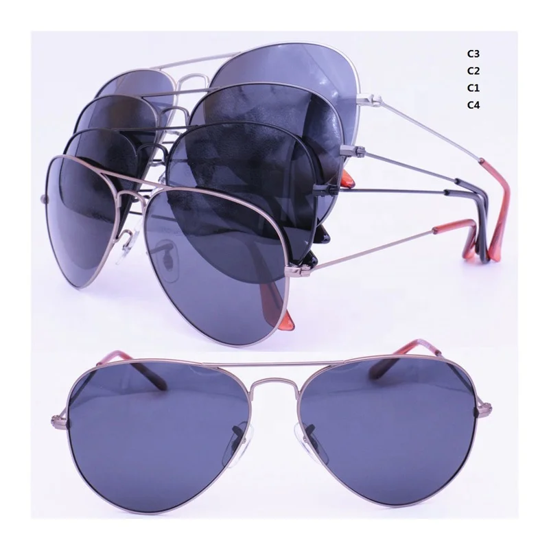 

Wholesale unisex high quality classic trendy pilot shape Ultra light weight small size aviation polarized sunglasses